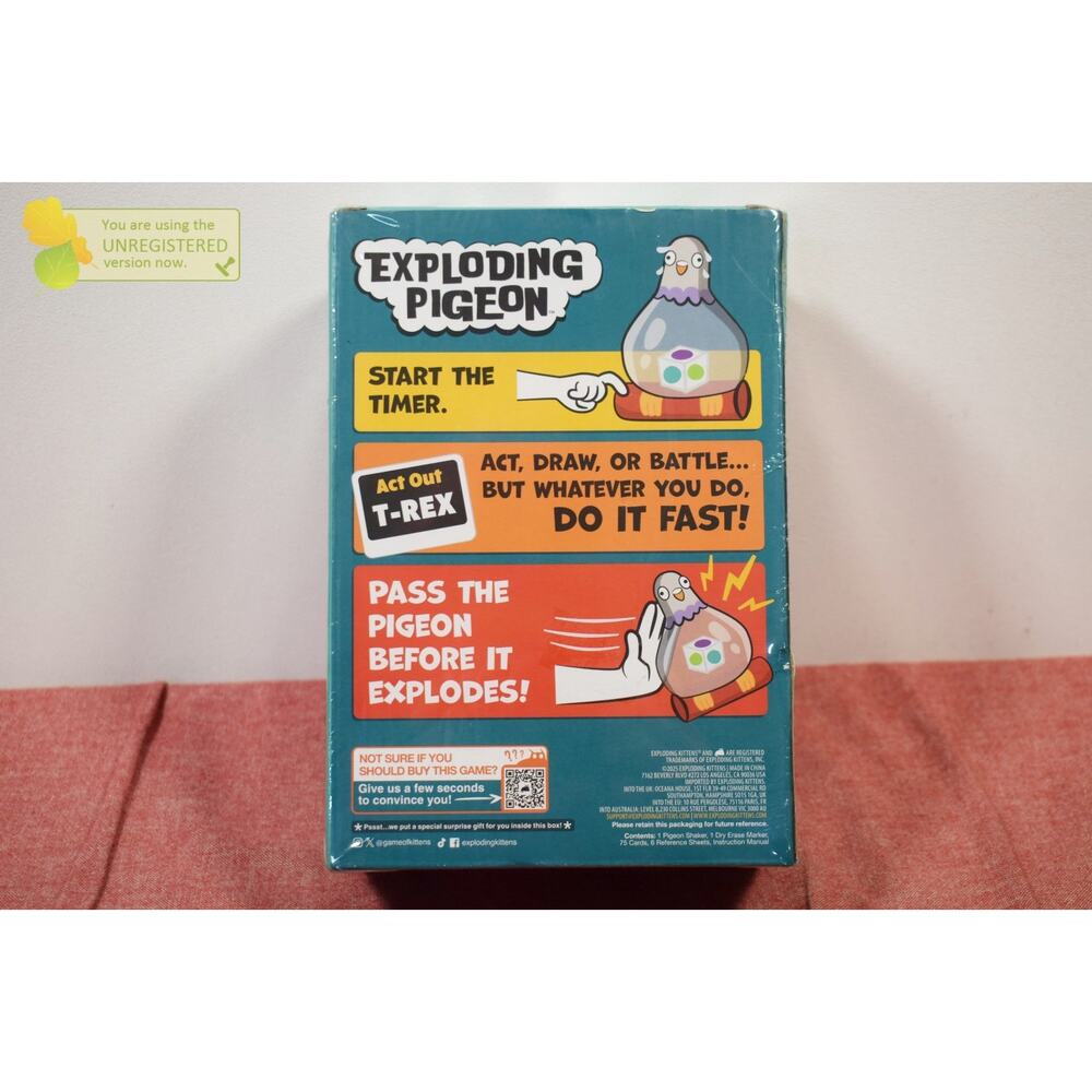 Exploding Kittens Exploding Pigeon Game - Picture 6 of 7